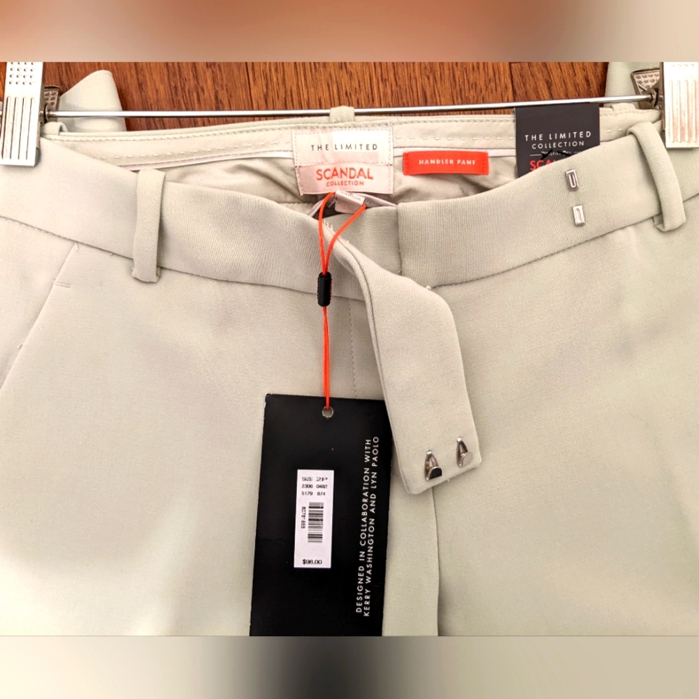 The Limited Pants size 2 Petite Light Sage Green